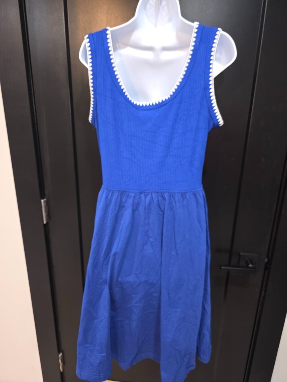 Betsey's Boutique Cobalt Blue Dress Sz XL & L - Picture 2 of 3